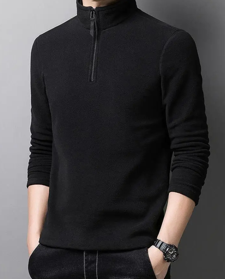 Hermes Turtleneck Zipper Sweater