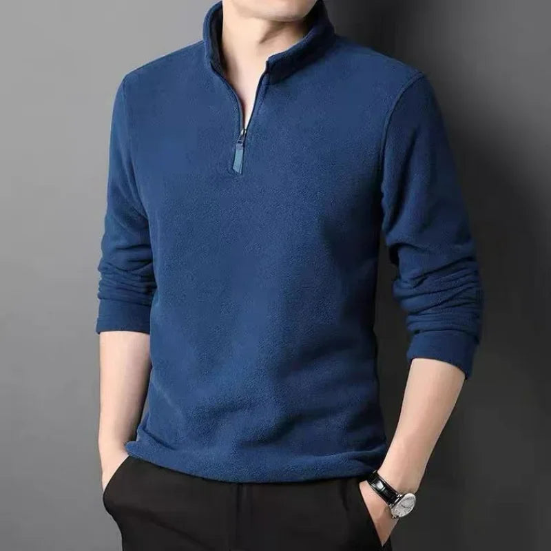 Hermes Turtleneck Zipper Sweater