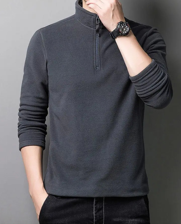 Hermes Turtleneck Zipper Sweater