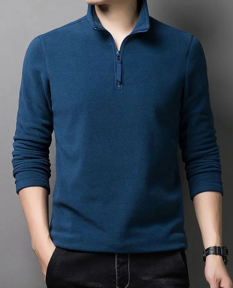 Hermes Turtleneck Zipper Sweater