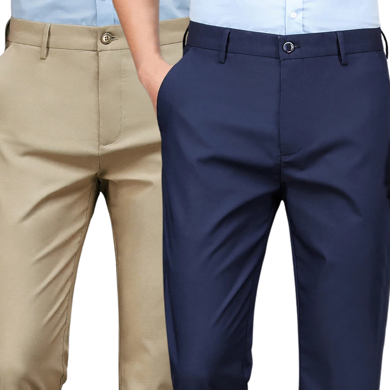 BUY 1 GET 2 FREE | Gentleman Tailoring Classic Dress Pants 2025 + Leather Dress Belt Gift 