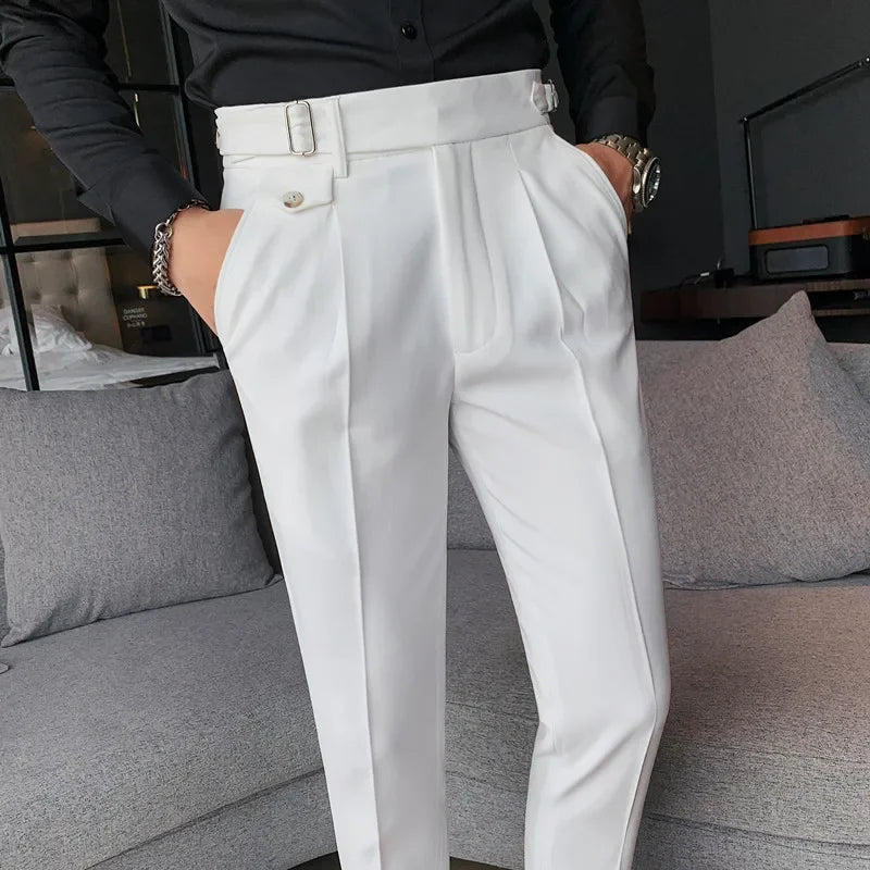 Gurkha Style Gentleman Tailored Pants 