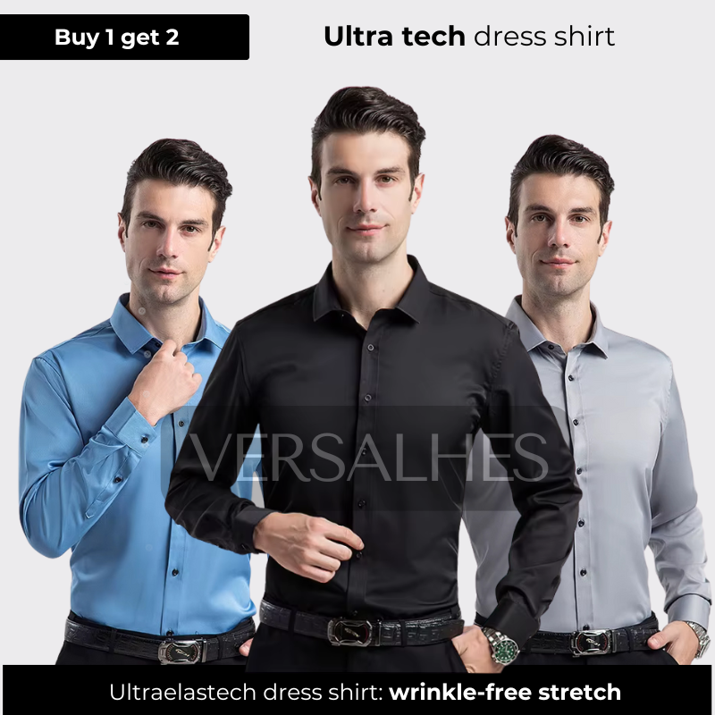BUY 1 GET 2 | Ultra Elegance Social Shirt - Original Anti-wrinkle 